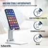 support téléphone pliable léger plastique